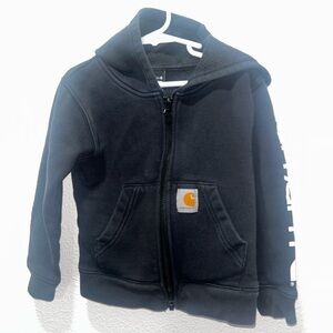 Carhartt Kids Charcoal Zip-Up Hoodie